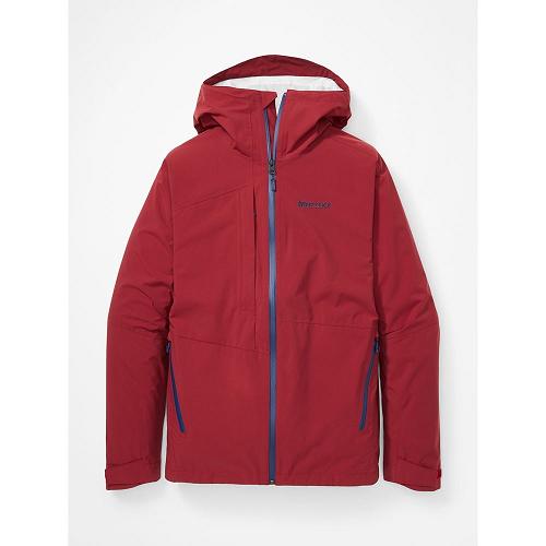 Marmot EVODry Torreys Jackets - Mens Rain Jacket Dark Red CA1804276 Canada